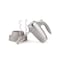 Betty Crocker Hand Blender 7 Speed, 250 Watt Electric Mixer with Beaters and Dough Hooks, Silver BC-4208S - alternate 1